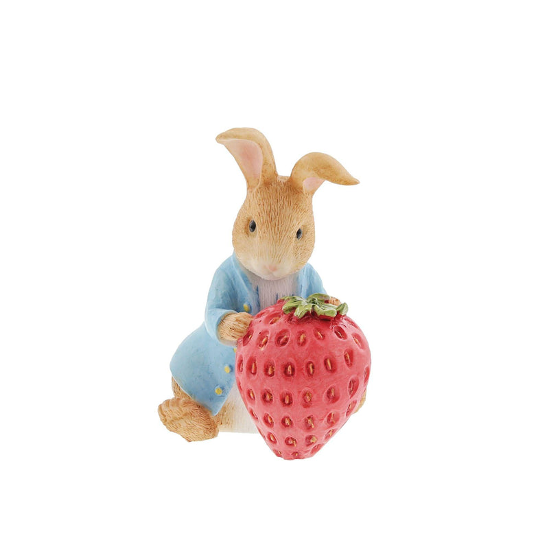 Peter Rabbit with Strawberry Figurine - Enesco Gift Shop