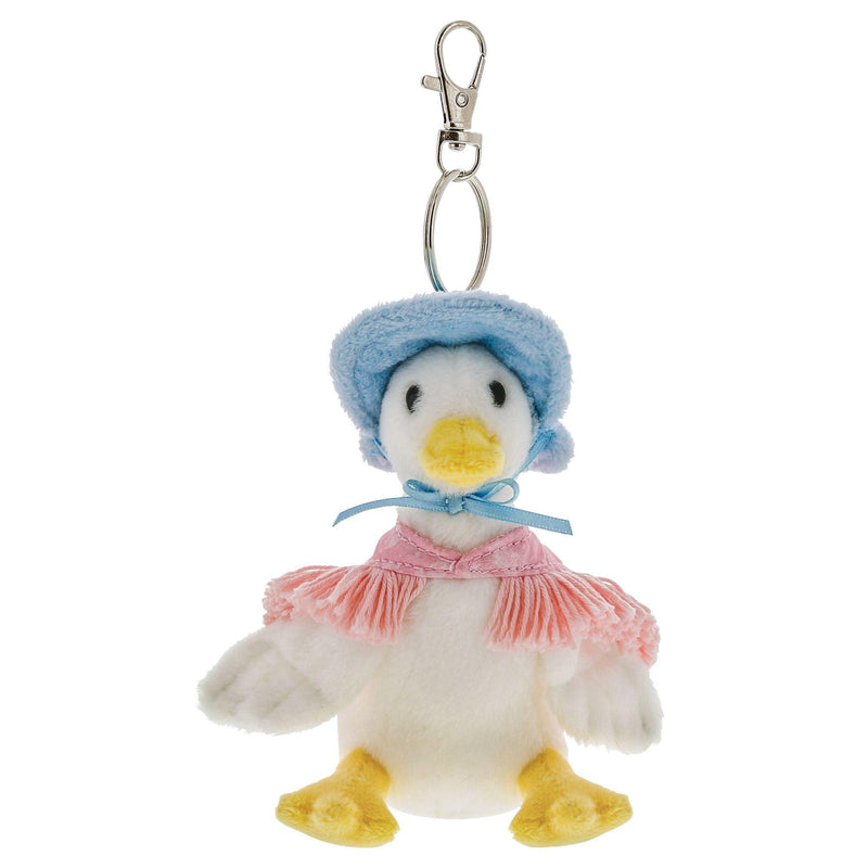 Jemima Puddle-duck Soft Toy Keyring - Enesco Gift Shop