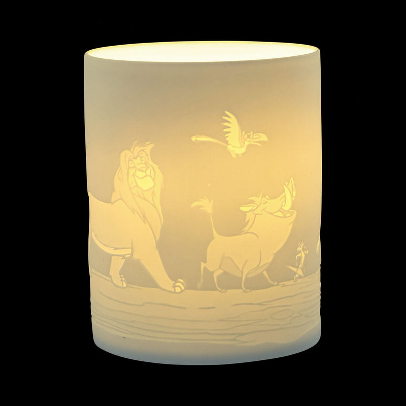 Moonlight Philosophy (The Lion King Tea Light Holder) by Enchanting Disney - Enesco Gift Shop
