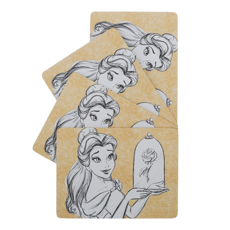 Be Our Guest (Belle Placemat Set of 4) by Disney Home - Enesco Gift Shop