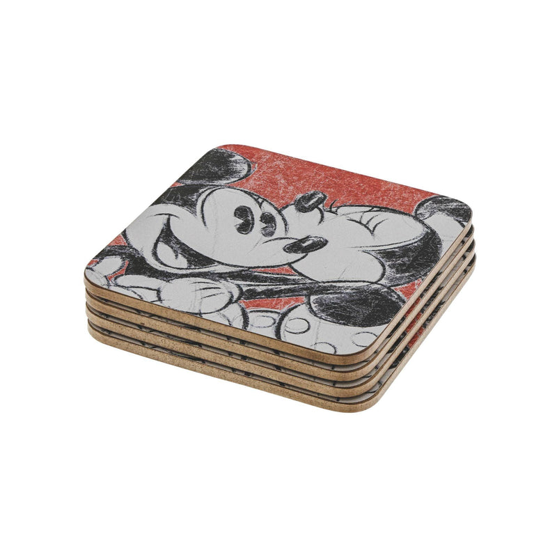 True Love (Mickey & Minnie Mouse Coaster Set of 4) - Disney Home Collection - Enesco Gift Shop