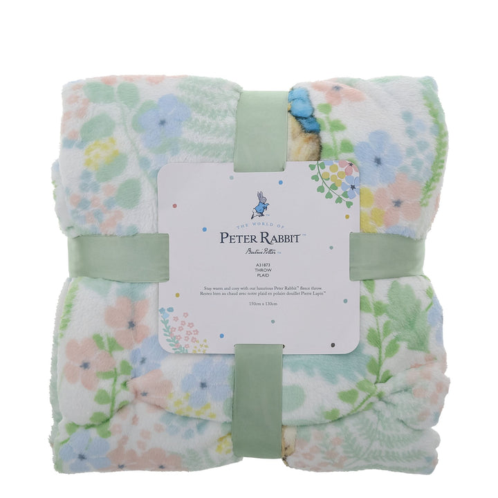 Peter Rabbit English Garden Throw