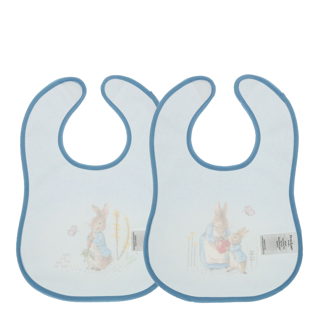 Peter Rabbit Childrens Bibs - (Set of 2) by Beatrix Potter