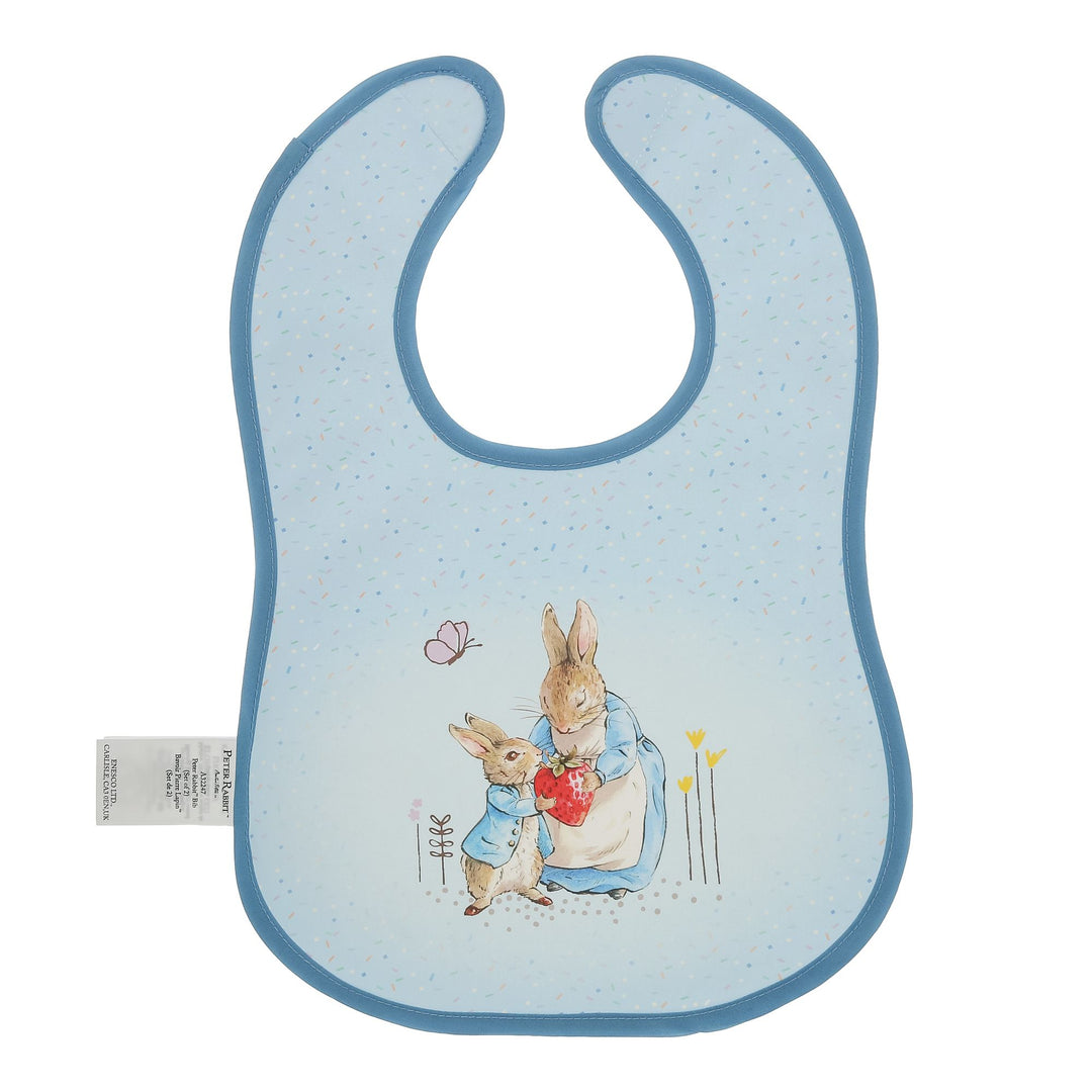 Peter Rabbit Childrens Bibs - (Set of 2) by Beatrix Potter