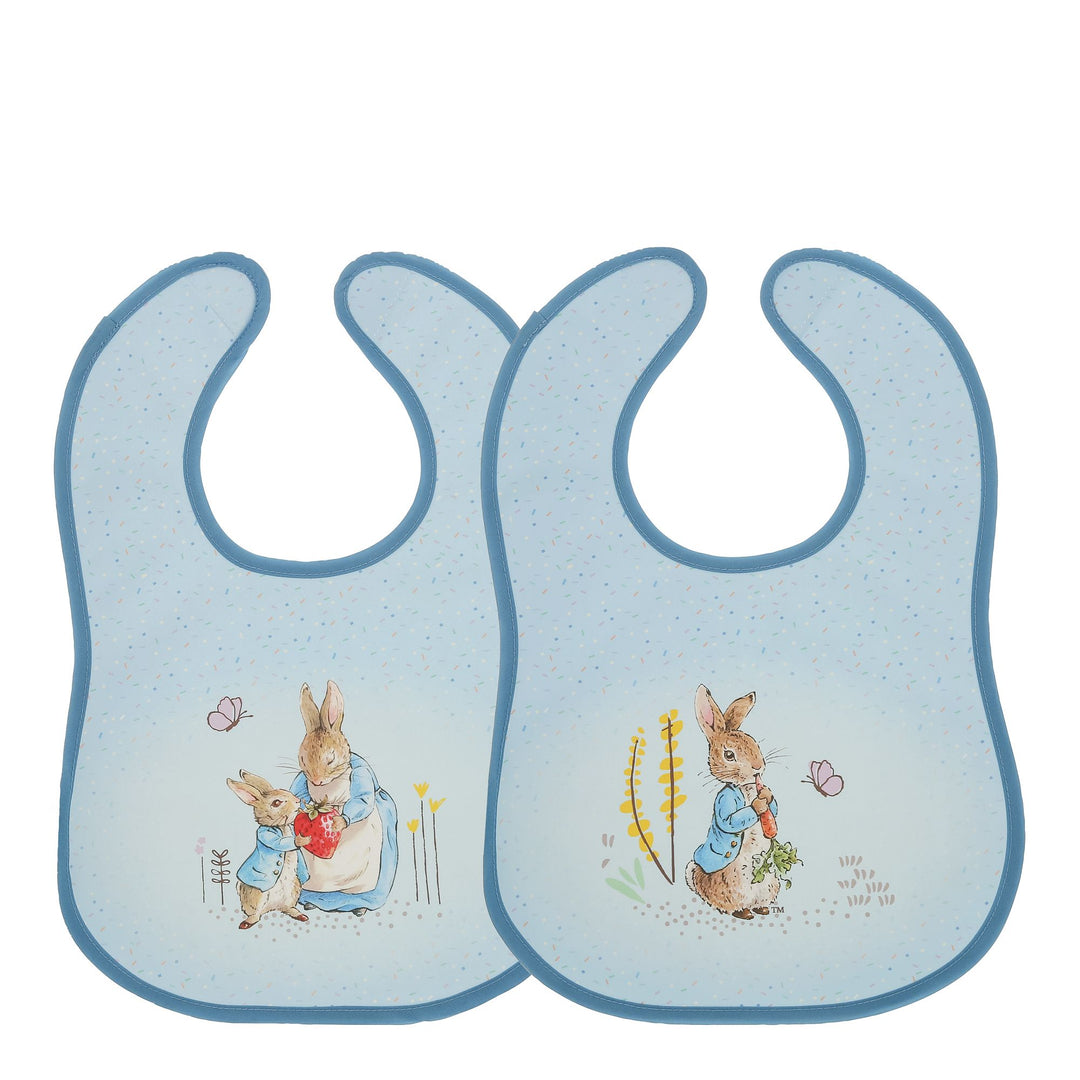 Peter Rabbit Childrens Bibs - (Set of 2) by Beatrix Potter