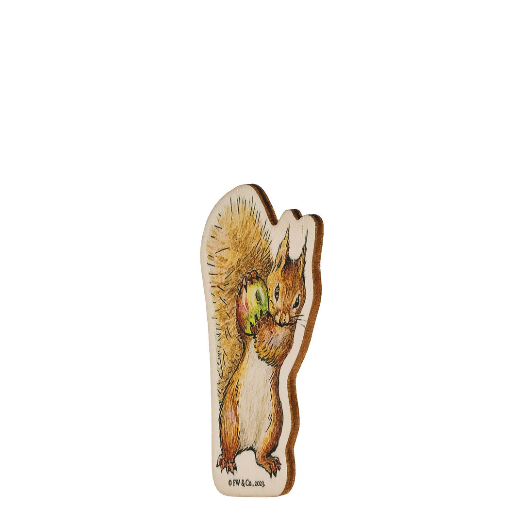 Squirrel Nutkin Wooden Magnet