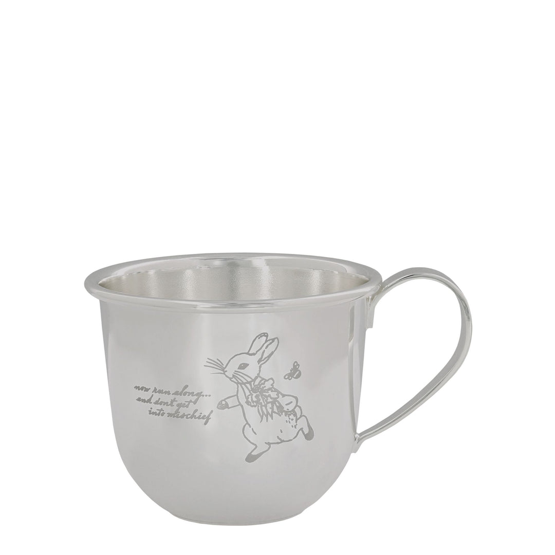 Peter Rabbit Silver Plated Baby Mug