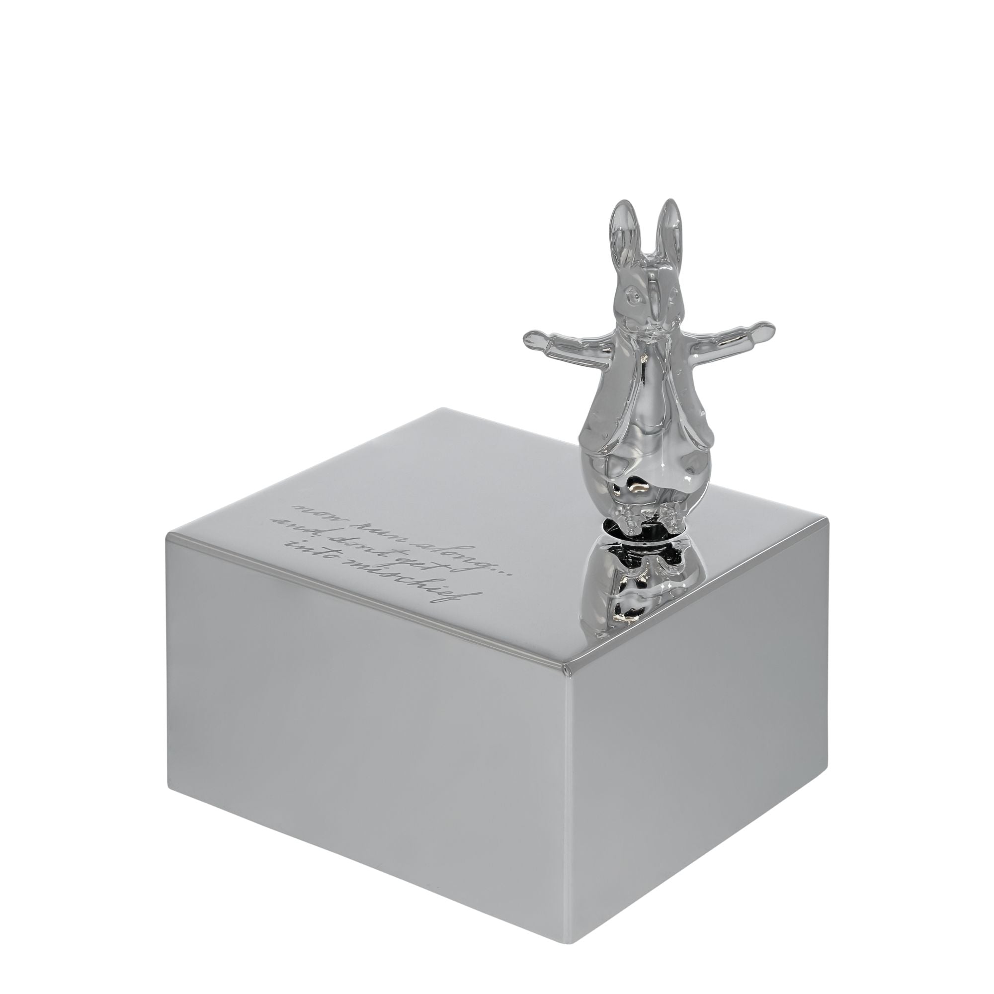 Peter Rabbit Silver Plated Musical Box – Enesco Gift Shop