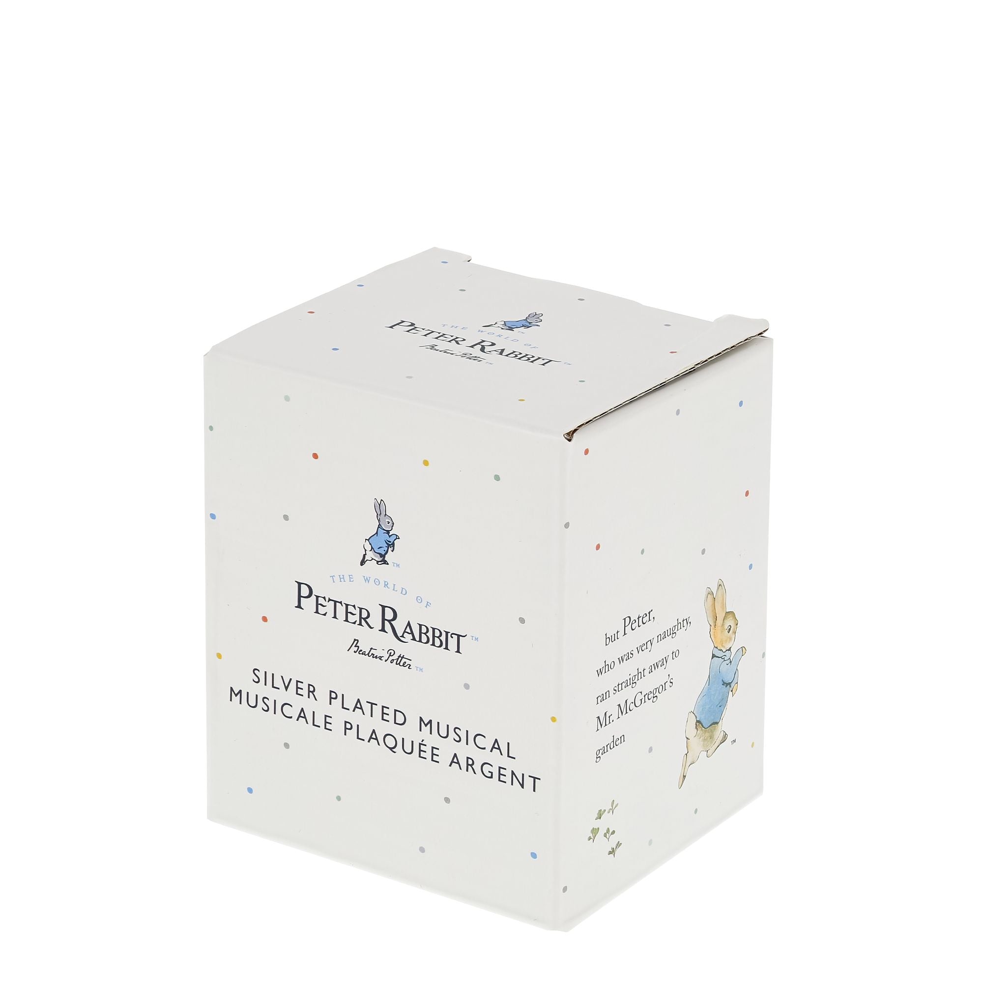 Peter Rabbit Silver Plated Musical Box – Enesco Gift Shop