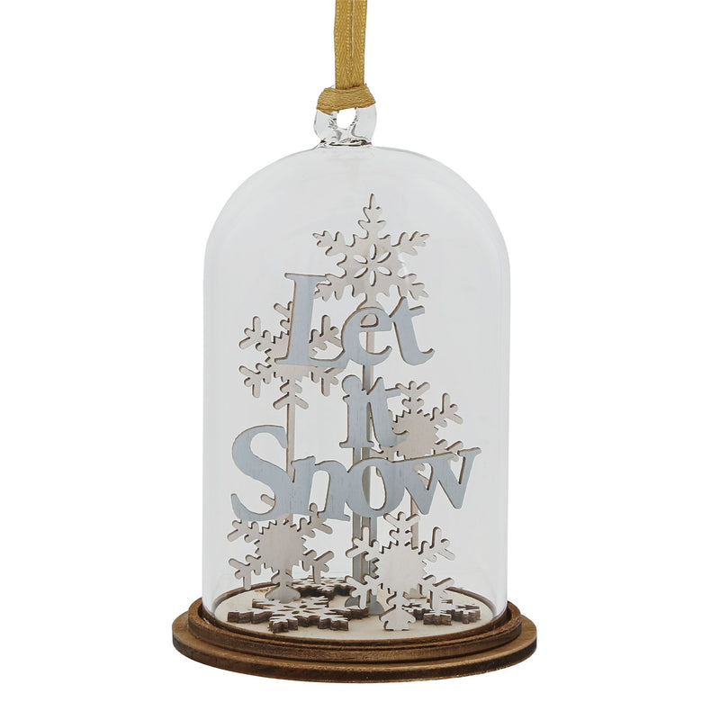 Let it Snow Hanging Ornament by Kloche