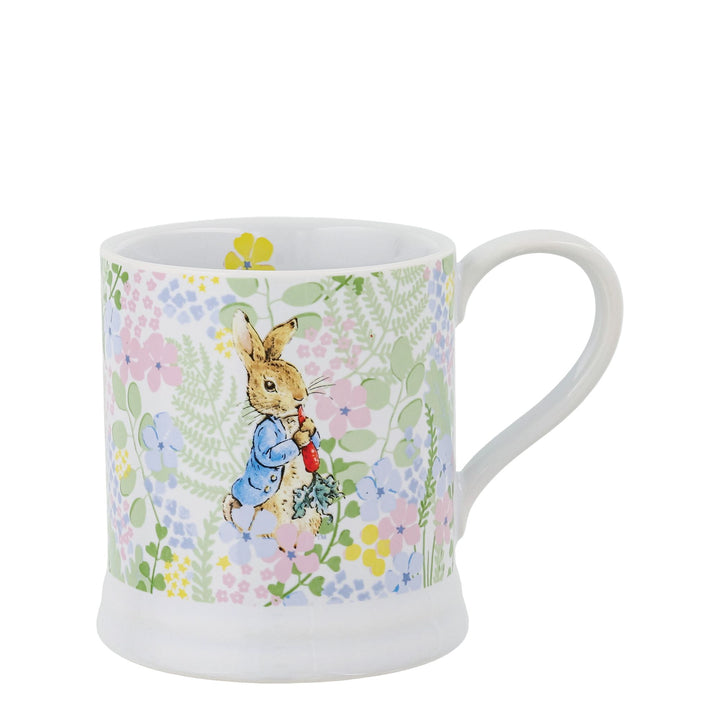 Peter Rabbit with radish English Garden Mug by Beatrix Potter