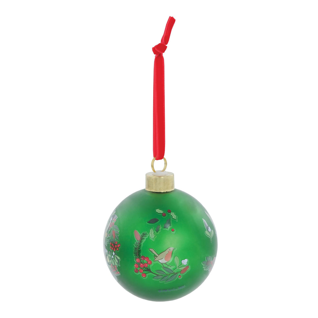 Peter Rabbit Green Festive Bauble