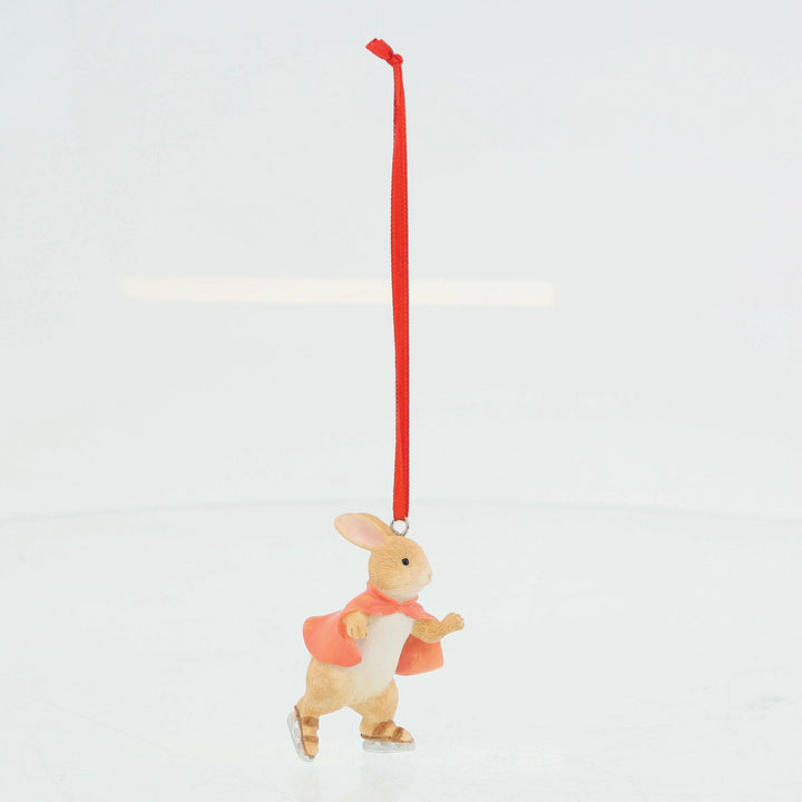 Peter, Benjamin and Flopsy Skating Hanging Ornaments Set