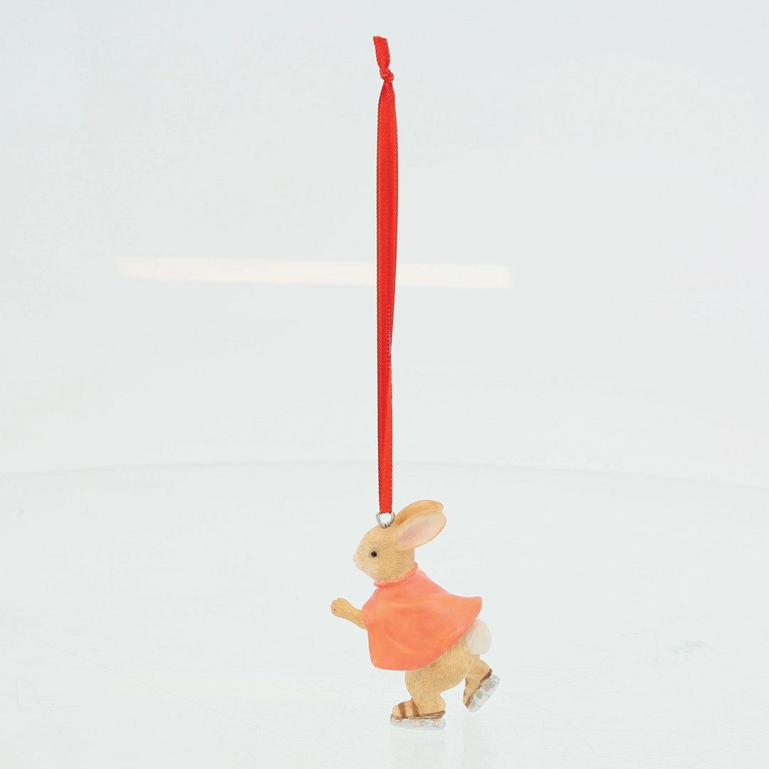 Peter, Benjamin and Flopsy Skating Hanging Ornaments Set