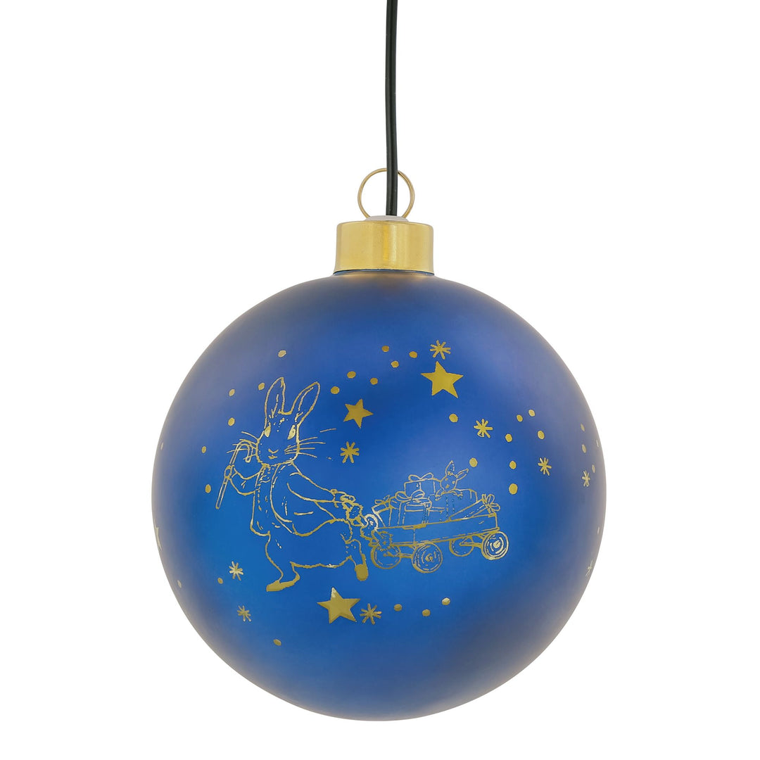 Peter Rabbit LED Bauble - Midnight Blue