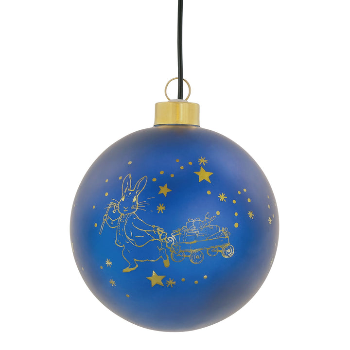 Peter Rabbit LED Bauble - Midnight Blue