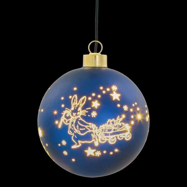 Peter Rabbit LED Bauble - Midnight Blue
