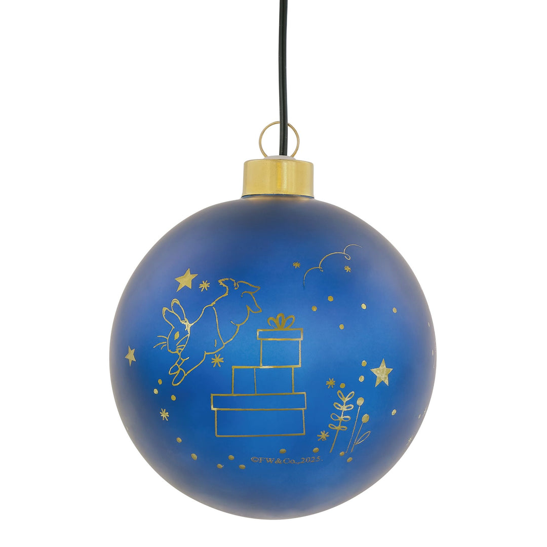 Peter Rabbit LED Bauble - Midnight Blue