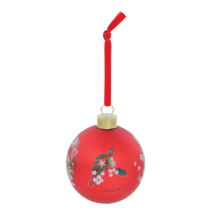 Peter Rabbit Red Festive Bauble