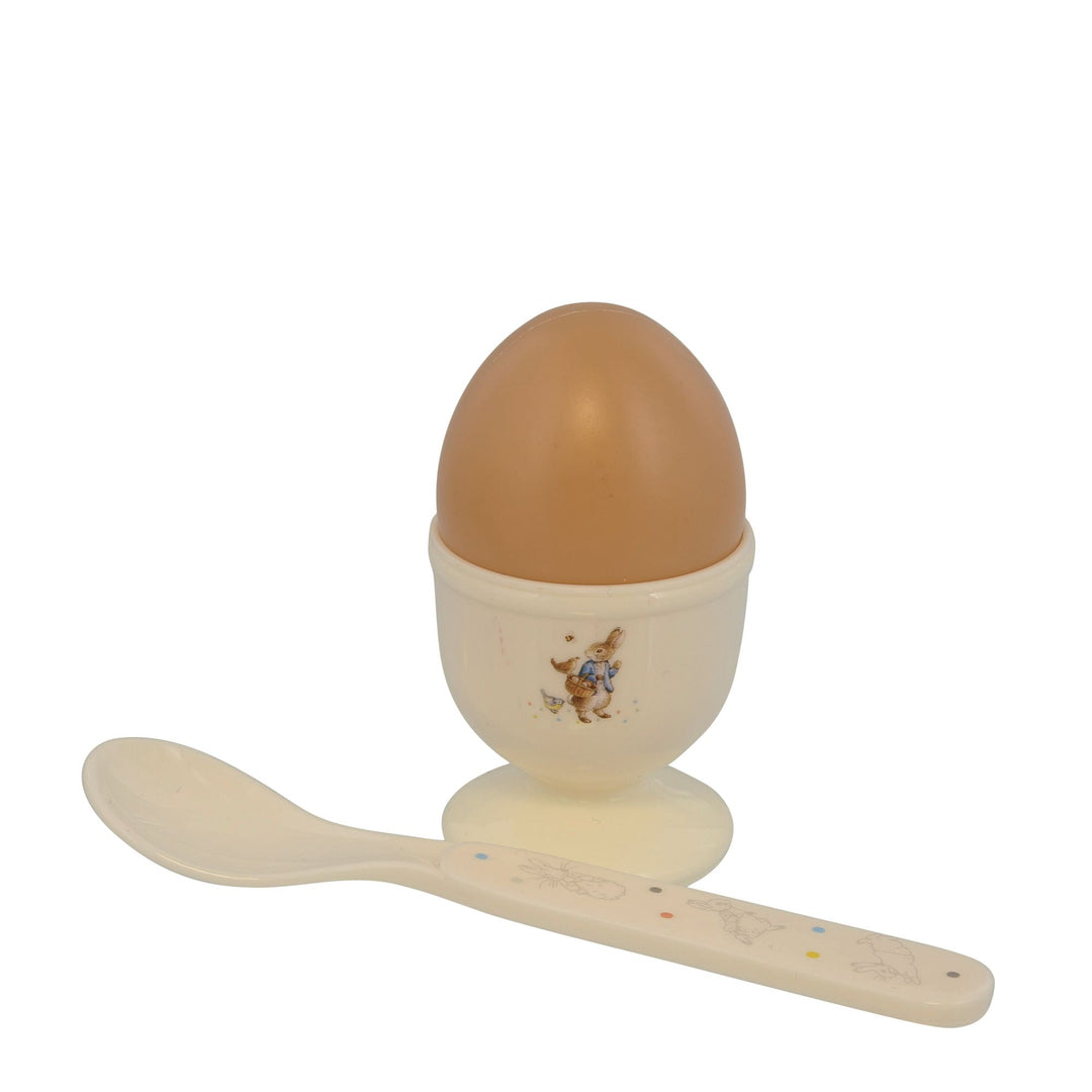 Peter Rabbit Egg Cup and Spoon Set