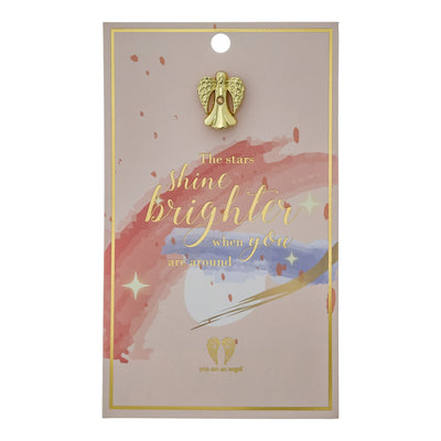 Stars Shine Brighter Pin Card by You Are An Angel