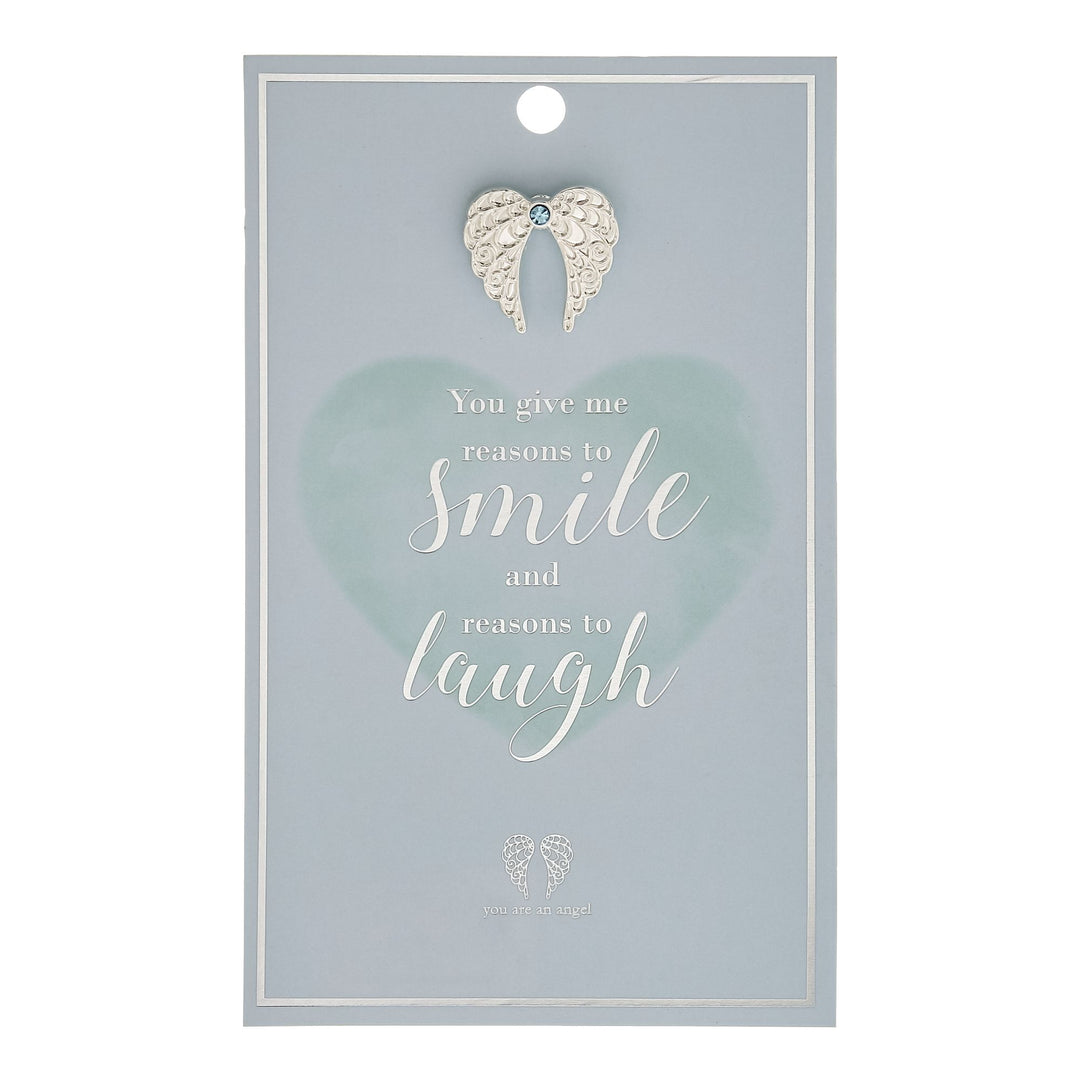 Reasons To Smile Pin Card by You Are An Angel