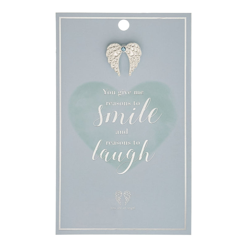 Reasons To Smile Pin Card by You Are An Angel