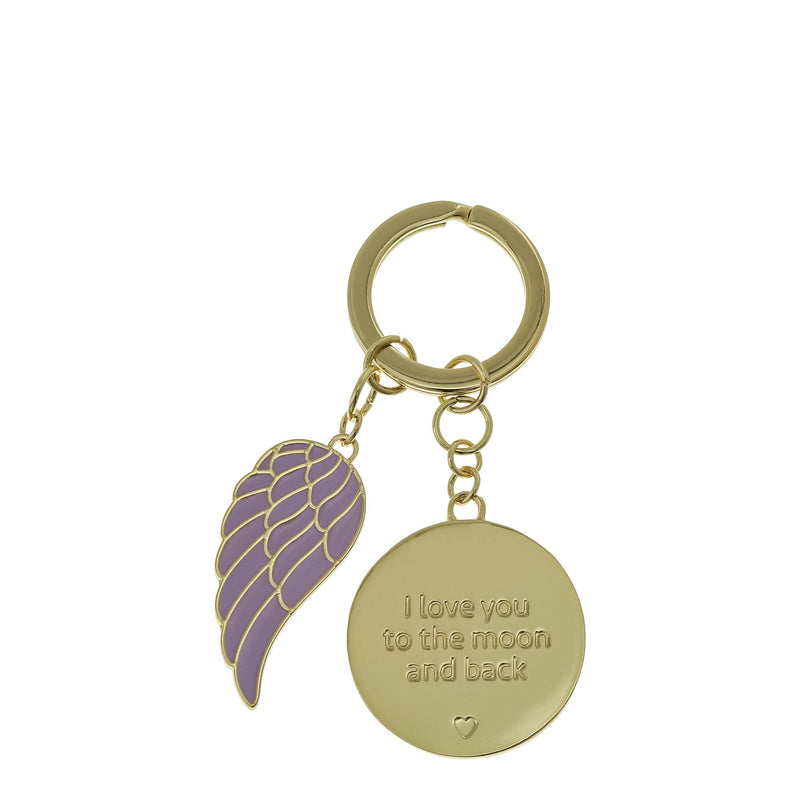 Love you to the Moon & Back Key Chain by You are an Angel