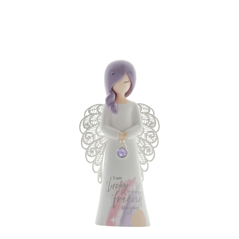 I Am Lucky Figurine by You Are An Angel