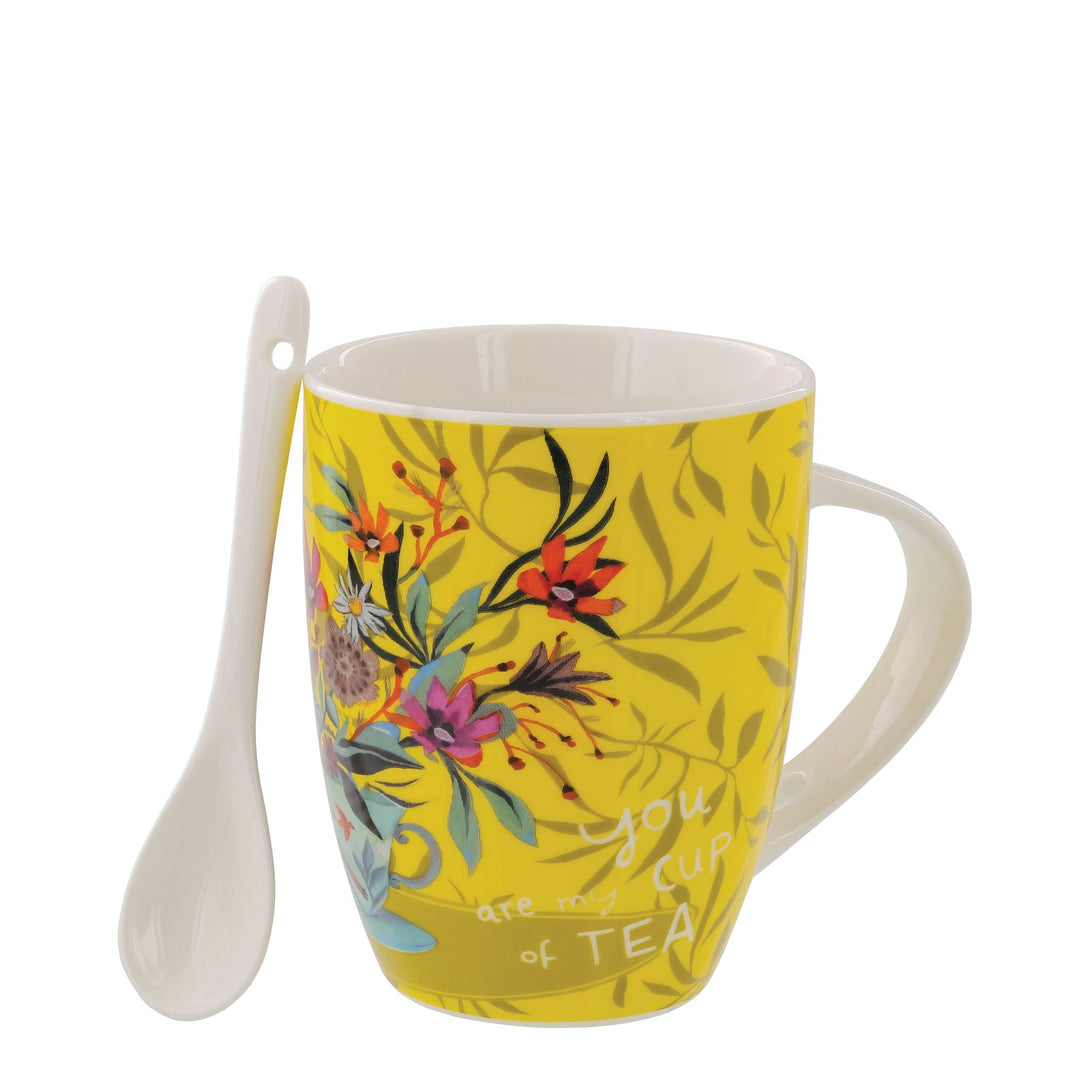 Cup of Tea Mug & Spoon Set by Allen Designs