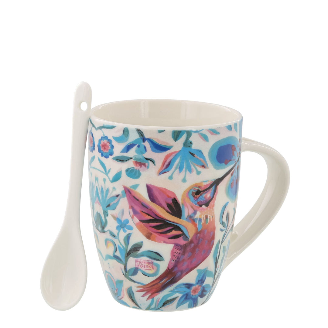 Hummingbird Mug & Spoon Set by Allen Designs