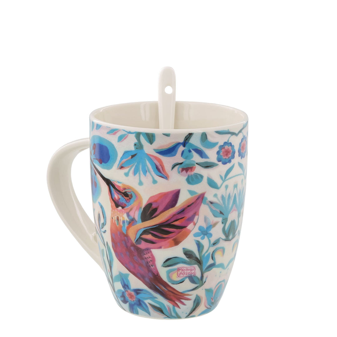 Hummingbird Mug & Spoon Set by Allen Designs