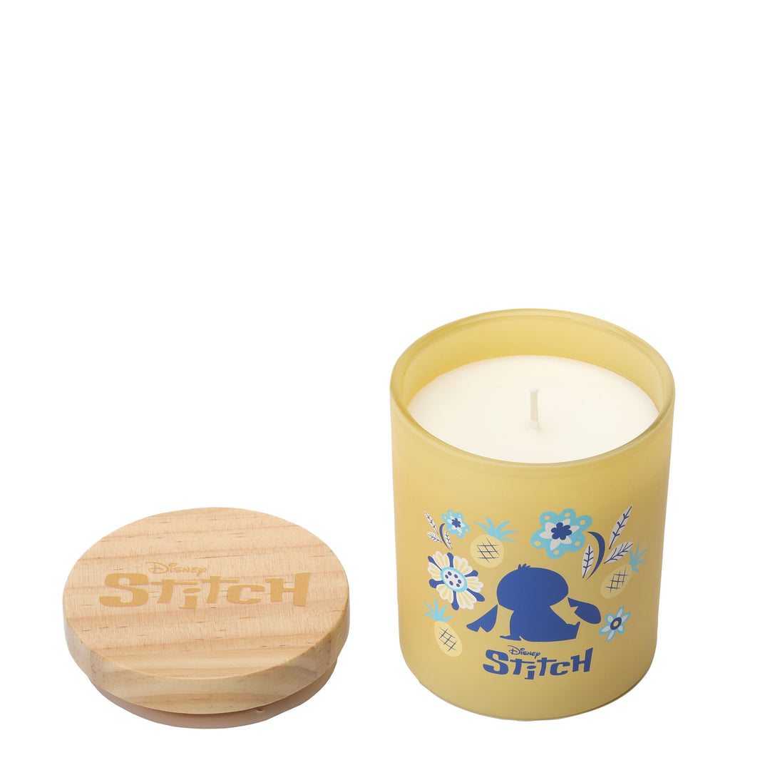 Lilo & Stitch Pineapple & Coconut Blossom Glass Candle