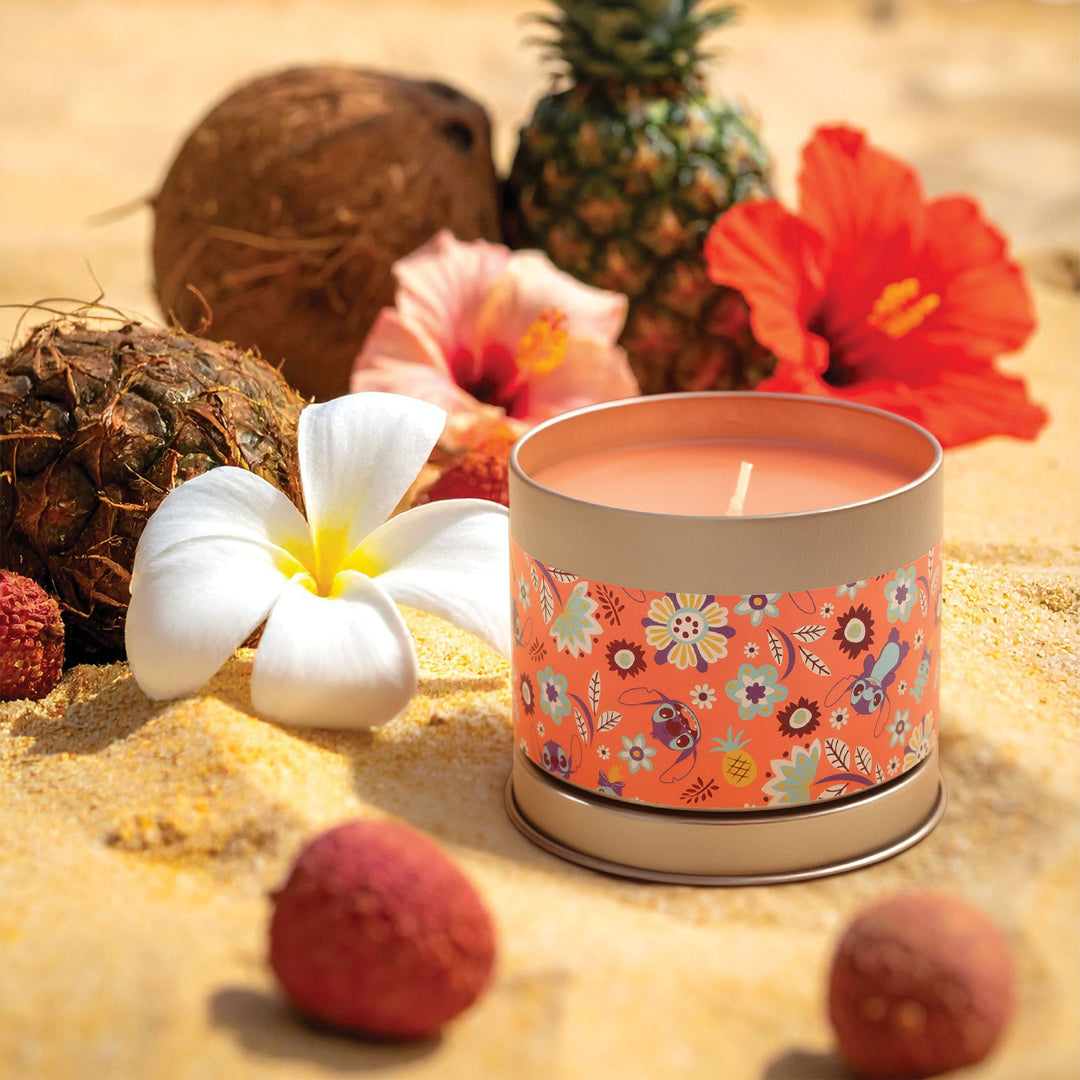Lilo & Stitch Hibiscus & Lychee Tin Candle