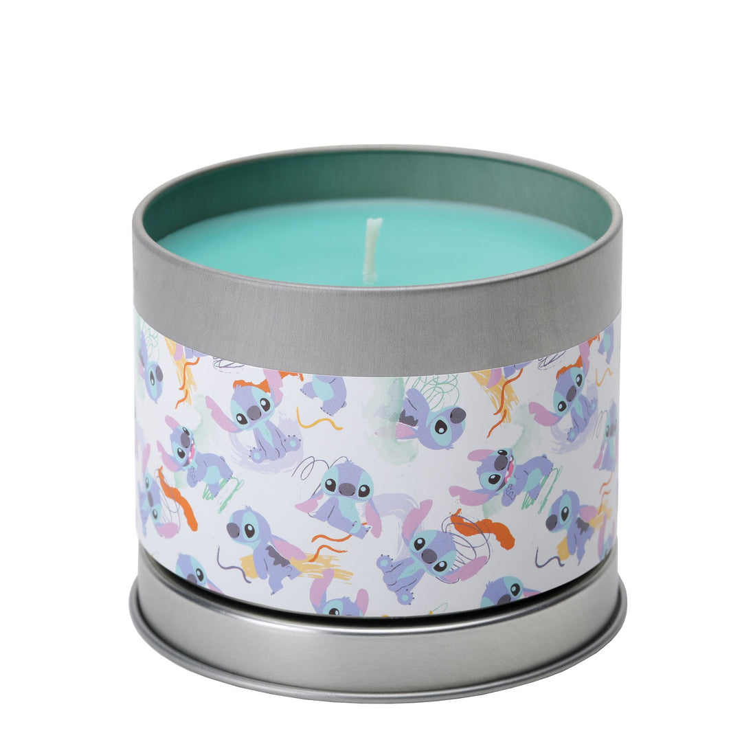 Lilo & Stitch Coral Flower & Pineapple Tin Candle