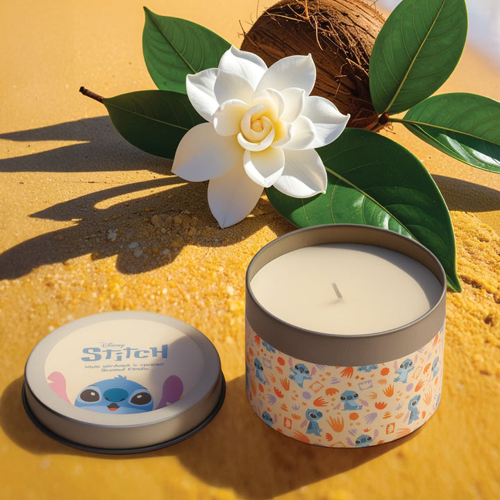 Lilo & Stitch White Gardenia & Coconut Tin Candle