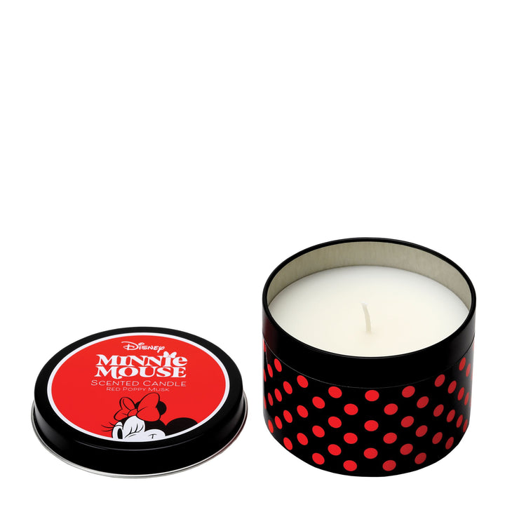 Minnie Mouse Red Poppy Musk Tin Candle