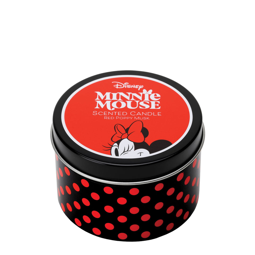 Minnie Mouse Red Poppy Musk Tin Candle