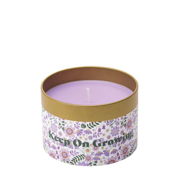 Minnie Mouse Wisteria Tin Candle