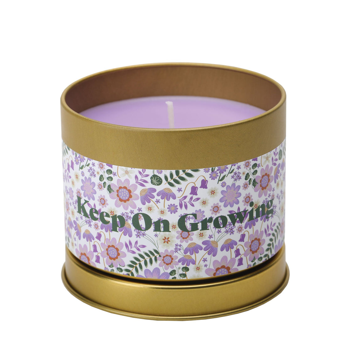 Minnie Mouse Wisteria Tin Candle
