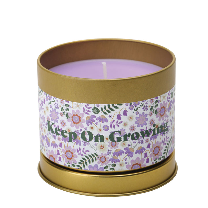 Minnie Mouse Wisteria Tin Candle