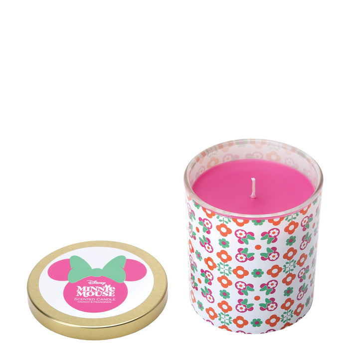 Minnie Mouse Mango & Frangipani Glass Candle