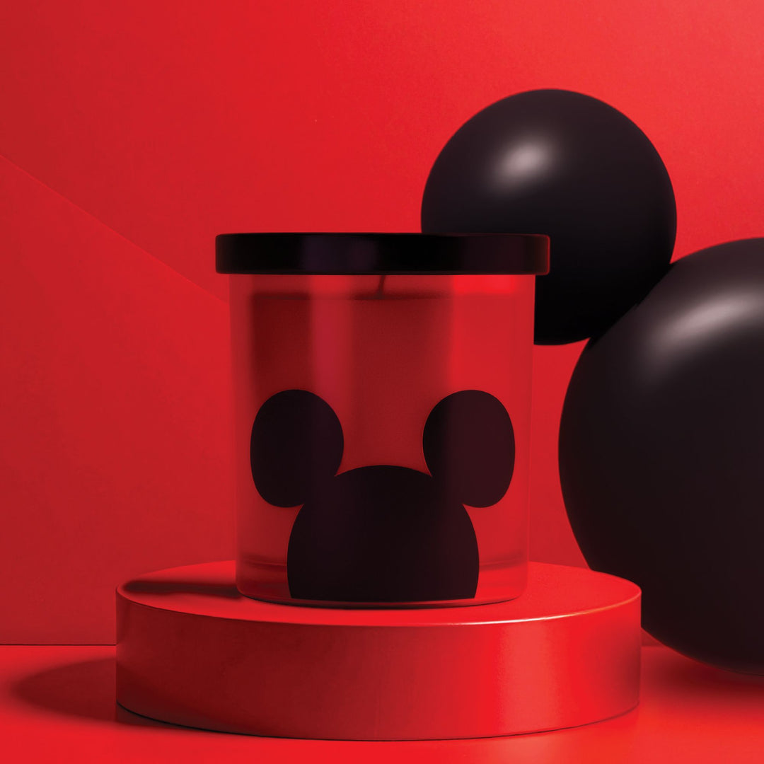 Mickey Mouse Red Cedar Musk Glass Candle