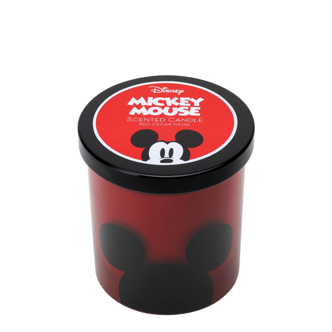 Mickey Mouse Red Cedar Musk Glass Candle