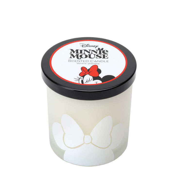Minnie Mouse White Jasmine Glass Candle