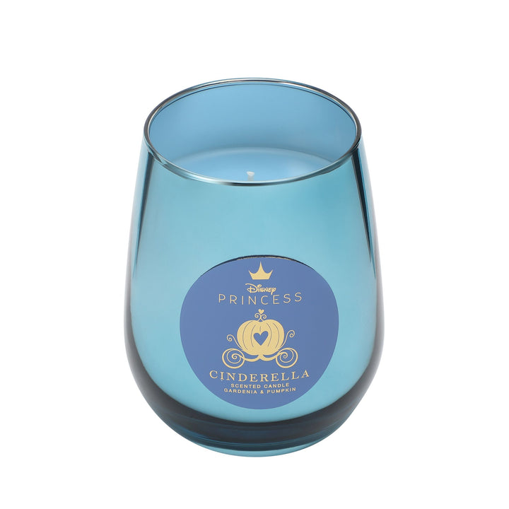 Cinderella Crystal Gardenia & Pumpkin Foiled Glass Candle