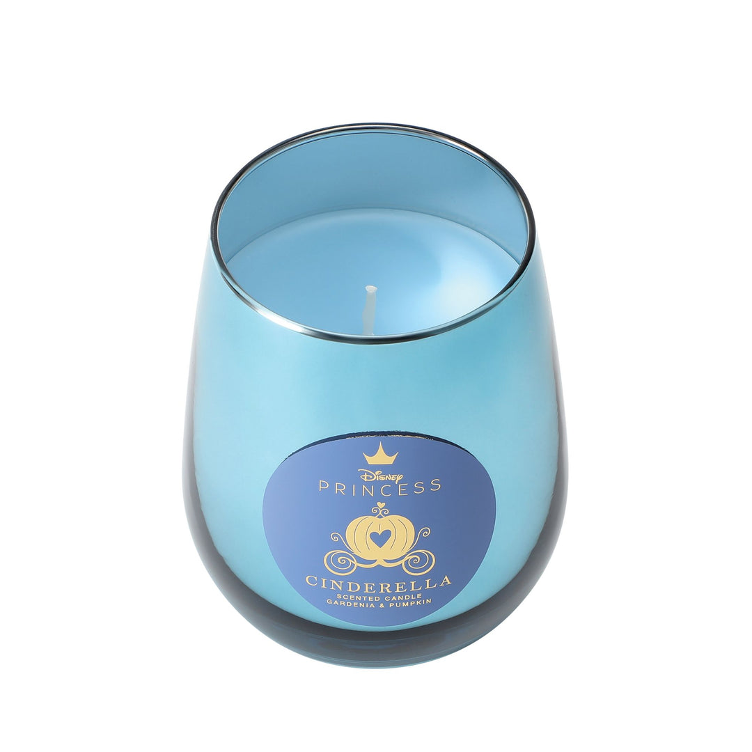 Cinderella Crystal Gardenia & Pumpkin Foiled Glass Candle