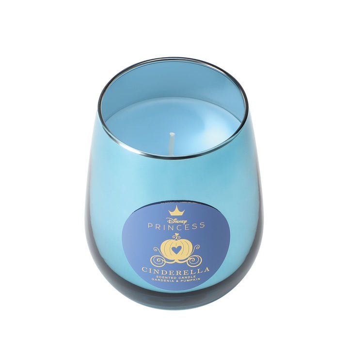 Cinderella Crystal Gardenia & Pumpkin Foiled Glass Candle