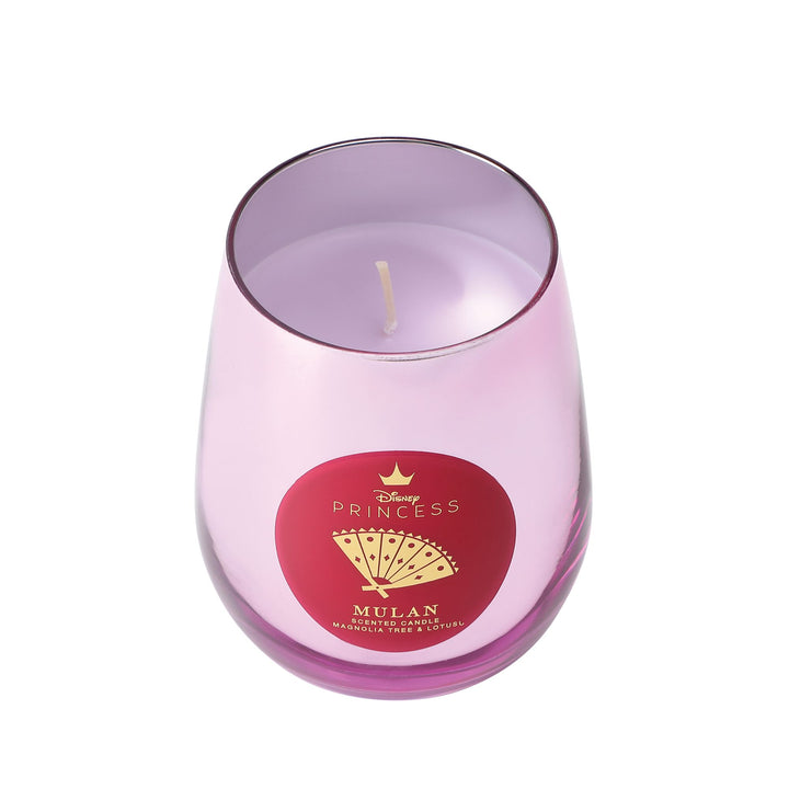 Mulan Magnolia & Lotus Blossom Foiled Glass Candle