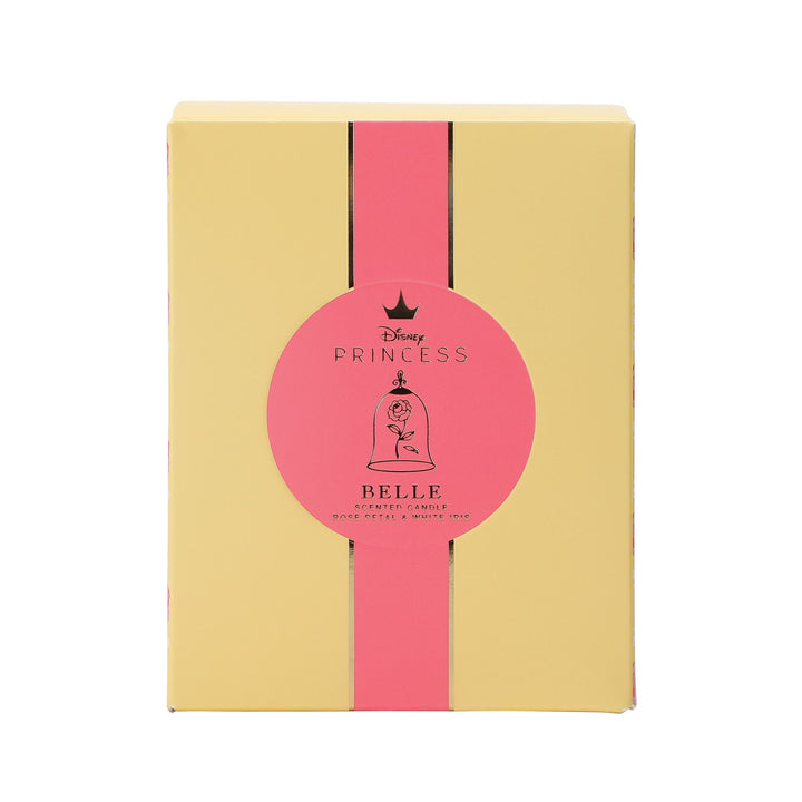 Belle Rose Petal & White Iris Foiled Glass Candle Candle